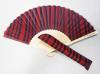 博多織 献上 扇子・カバー付きセット 赤黒色