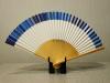 紳士用 博多献上 扇子　青（名入れ可）